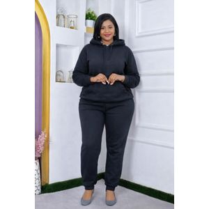 Women's Casual Hooded Tracksuit Set- Comfortable 2 -Piece Jogger Outfit