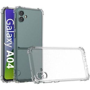Non-Yellowing TransparentHard Back PC+TPU Cover Case for Samsung Galaxy A04