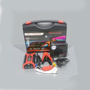 	Multi-Functional Portable High Power 12V 99800mAh High Capacity High Power Emergency Car Jump Starter Battery Booster Power Bank with Tire Inflator Air Compressor Pump