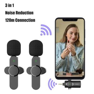 Compact & Lightweight Wireless Microphone With Dual Noise Reduction – Perfect For Outdoor Recording, Public Speaking & Music Production