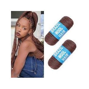 Brazil Wool Yarn Mimics Kinky Natural Hair 