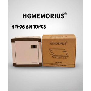 Consumer 6–9 Way Metallic Extension Socket