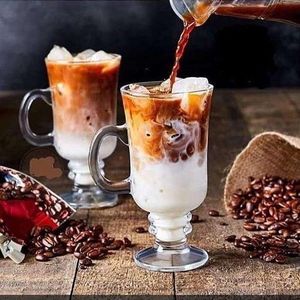 6 Pcs Irish Glass Mugs