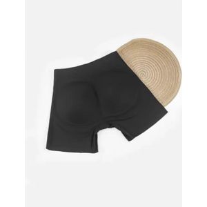 Black Women’s Tummy Control Shapewear Shorts – Seamless Stretch Fit 