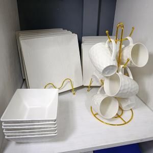 Ceramic 24pcs Square B Dinner Set