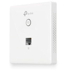 TP Link  N300 Wireless N Wall-Plate Mounting Access Point, Support Poe 802.3Af, 300Mbps Wi-Fi Speed, Simply Managed by Cloud Access and Omada App (Eap115-Wall, White)