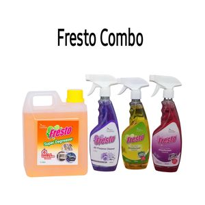 Fresto Super Degreaser (1 Litre) All-Purpose Cleaner Lilac scent, 500ml ,Disinfectant Cleaner (Pine Fresh and Lavender Scent 500ml