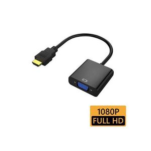 Excellent HDMI to VGA Adapter Cable for Computer and Monitors