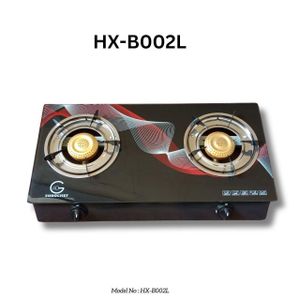 Eurochef 2 Burner Glass Top Gas Cooker