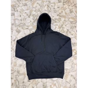 Black unisex heavy cotton hoodies