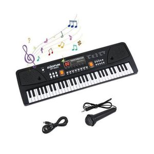 61 Keys Keyboard Kids Electronic Digital Piano + Microphone