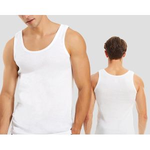 Men’s 100% Cotton White Innerwear – 6 Pcs