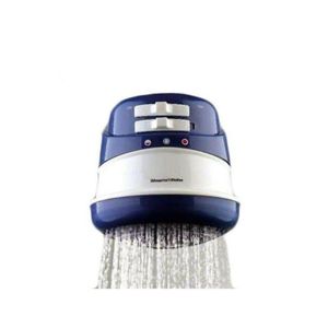Horizon BLUE Instant Electric Shower Head 5400W  Fast Heating Hot Water Shower Head Hot Electric Water Heater 5400w Electric Shower Head Faucet 3 Gear Adjustable Fast Heating Bath Shower Heater