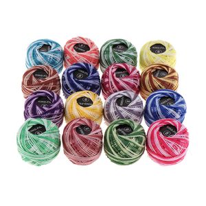 12pcs Polyester Embroider Thread Cross Stitch Floss Sewing Embroidery  Skeins 