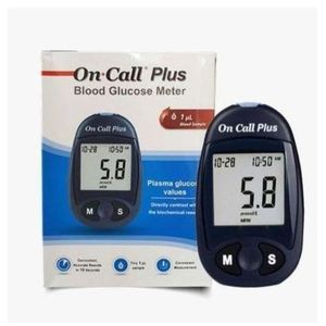 On Call Plus Compact Digital Glucometer Ensures Accurate Readings in Seconds – Perfect for Home or Travel Use