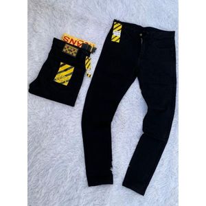 Non fade men black denim jeans