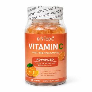 Organic BIYODE Vitamin C Gummies – Immune Support & Antioxidant Boost (60 Gummies