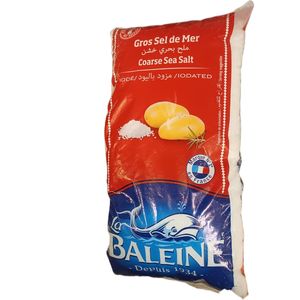 La Baleine COARSE SEA SALT Meats Vegetable Soups Frying FREE FLOWING cf