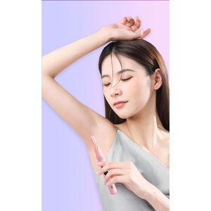 Eyebrows and Bikini Hair Trimmer Electric Rechargeable Gentle Precision Hair Removal for Sensitive Skin Legs Armpits Hands Baby Hair Grooming Smooth Safe Trimmer