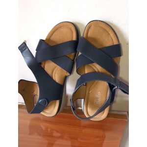 Criss-Cross Wedge Sandals