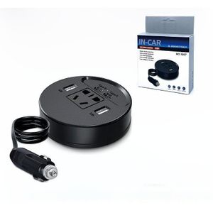 150W Car Power Inverter DC12V-24V Converted to 220V USB 2TypeC Car Charger Universal Model Car Power Inverter