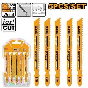 Ingco JBT144D Jig saw blade for wood 5pcs