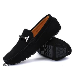 Todd's black leather loafers mens shoes