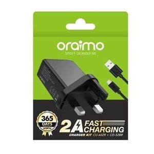 Oraimo  ORIGINAL Fast Charger For Tecno, Infinix And Samsung Phones