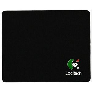 Logitech Plain Anti-Skid Mouse Pad (black) Smooth and delicate, perfect in texture, comfortable to the touch. Non Heated, Without Wrist Rest