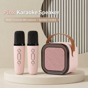 Multifunctional Portable Bluetooth Speaker, Wireless Charging, Alarm Clock, RGB Ambient Light, HIFI Stereo Sound with Karaoke Microphone