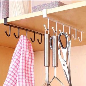 Under The Shelf Kitchen Towel Hooks Utensils Hooks Holder
