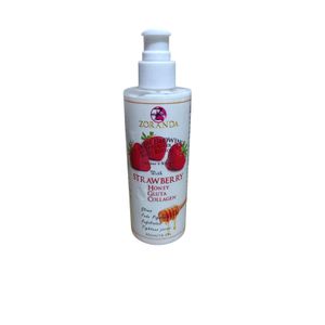 ZORANDA Skin glowing and moisturizing body lotion rich in strawberry  ,honey, collagen, Gluta, anti-oxidant and vitamin B3 which glows the skin and moisturizes.