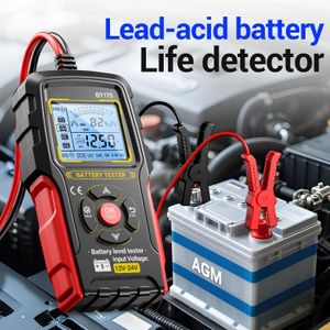 Aneng Car Battery Tester,12V/24V Digital Automotive Batteries Load Tester,50-1999 CCA Automotive Alternator Diagnostic Analyzer,Voltage Indicator with LCD Display for Car,Truck,RV, Marine Vehicle-BT-175