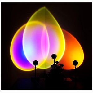 Sunset Lamp RGB LED Light – Adjustable Projection Lamp for Photography, Aesthetic Room Decor & Mood Lighting