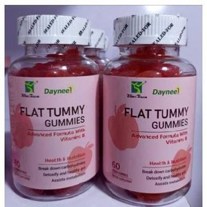 Daynee Flat Tummy Gummies  advanced formula with vitamin B-60 counts