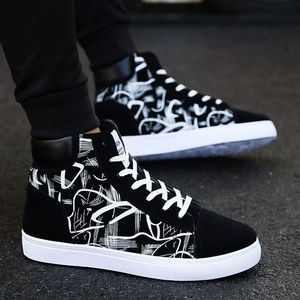 Size 38-45 Men's Fashion High-Top Shoes Glitter High Top Casual Sneakers