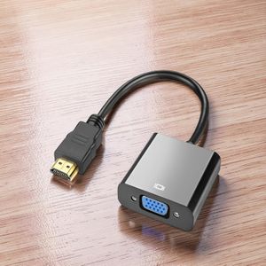 HDMI To VGA Adapter Stable Transmission 1080P Video Converter For PC Laptop Use