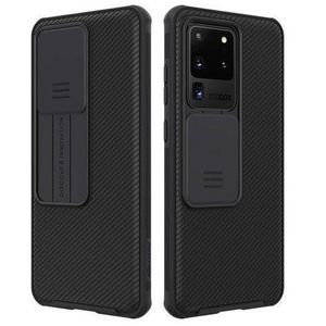 Nillkin Samsung Galaxy S20 Ultra CamShield Cover Case – Sliding Camera Cover, Shockproof, Anti-Fingerprint, Full-Body Protection – Black