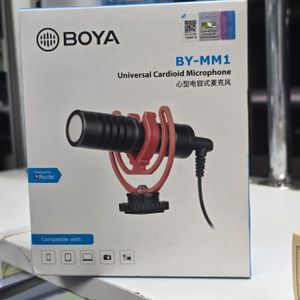 Boya BY-MM1 Universal Mic by – Cardioid Design for Targeted Audio