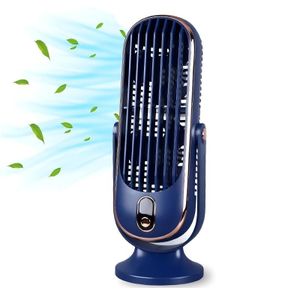Portable Air Conditioner , 5-Speed Cooling Fan with 720° Surround Blower , USB Rechargeable Lithium Battery