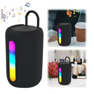 TWS Portable Bluetooth Speaker 5.3 Stereo/ Good Quality Sound Wireless Speaker With Colorful Flashing Lights Multifunctional Small Speaker For Home/Party/Outdoor 