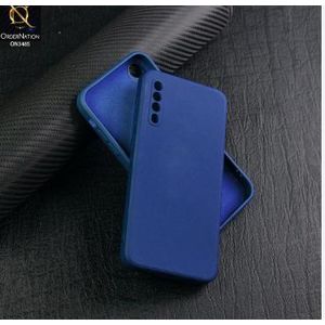 Soft Silicone Back Cover for Samsung Galaxy A30s – Protective, Shockproof, Ultra-Thin, Anti-Scratch, Anti-Fingerprint – Blue