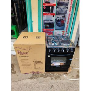 Roch 60×60 Standing Cooker, 3Gas + 1Electric Hotplate, Electric Oven, Jet Burners