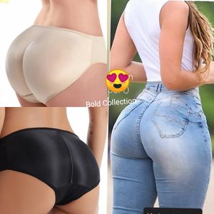 Nylon Ice Silk Men Underwear Breathable Thickened Panties Sexy Buttocks  Fake Butt Padded Butt Enhancer Booty