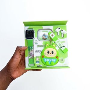 Wireless Earbuds + Kids Cartoon Watch Gift Set