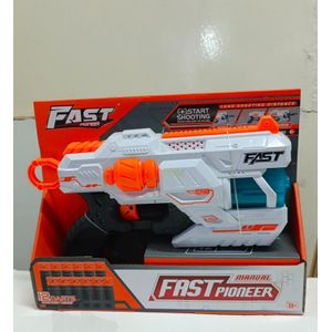 Fast pioneer Manuel nerf gun.