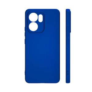 Soft Silicone Slim Fit Cover Anti-Scratch Shockproof Case for OPPO Reno 14 F - Blue