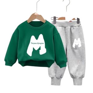 3-8 years Two piece Boys cotton blend sweat set,kids,children,baby