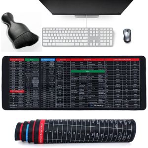 Universal Excel Shortcut Gaming  Mouse Pad Large  Anti-Slip Extended Keyboard & Mouse Pad 80x30cm 