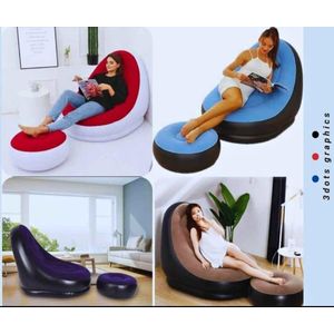 Comfy Chair For Bedroom Foldable Lazy Deck Chair Inflatable Lounger Air Sofa For Indoor Living Room Bedroom, Outdoor Travel Camping Picnic 